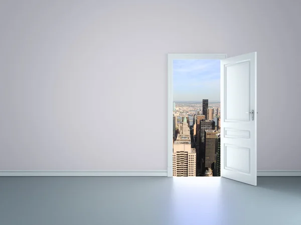 Dveře do new Yorku — Stock fotografie