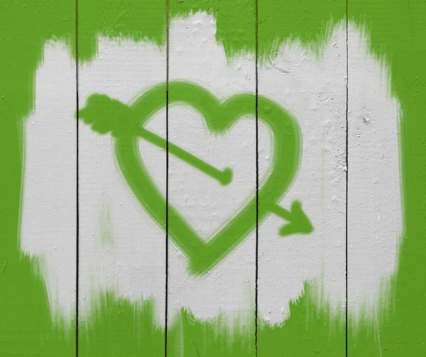 Szív- és nyíl szimbólum — Stock Fotó