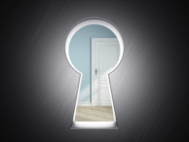 Room in keyhole clipart