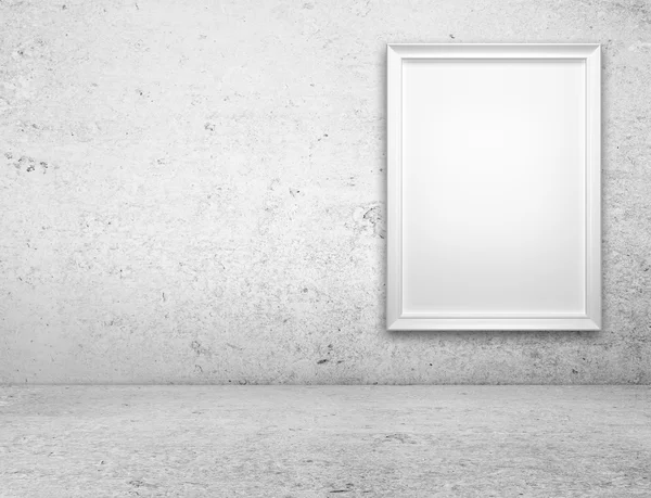 White blank frame — Stock Photo, Image
