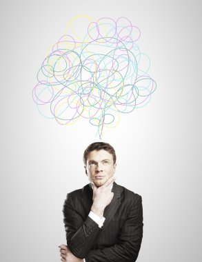 Abstract thinking clipart