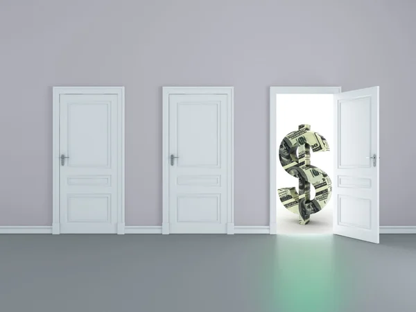 Door to big money — Stock Photo, Image
