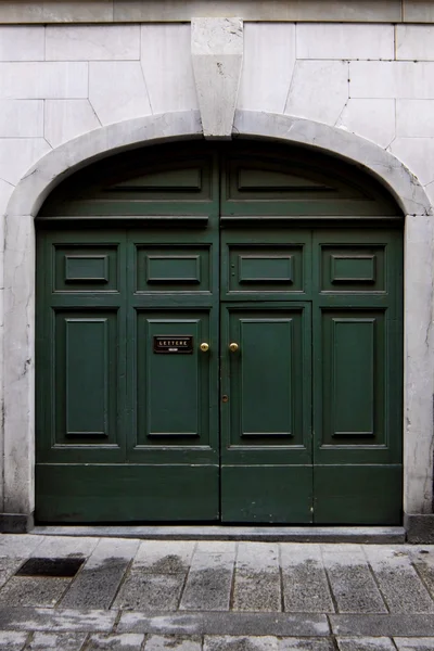 stock image Old Italian door.