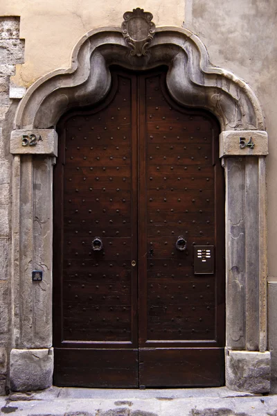 stock image Old Italian door.