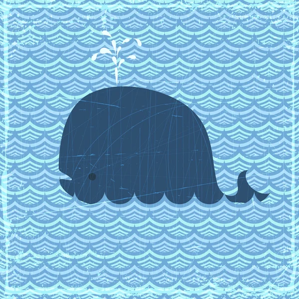 La baleine — Image vectorielle