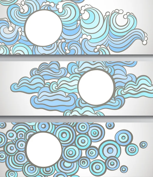 Doodle Banners — Stock vektor