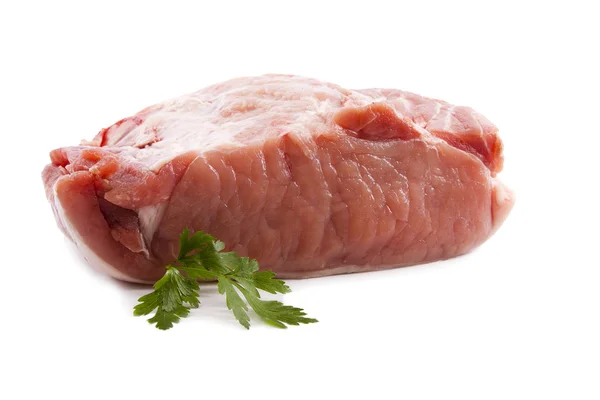 Изолированное красное мясо — стоковое фото