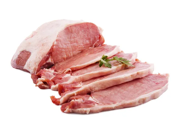 Geïsoleerde rood vlees — Stockfoto