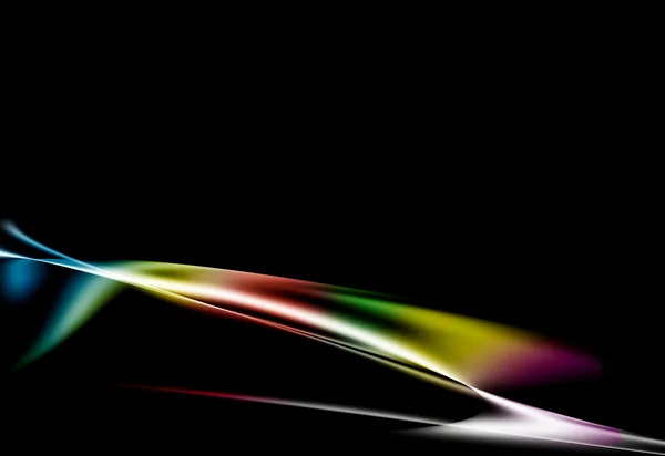 Färgglada vågor abstrakt bakgrund — Stockfoto