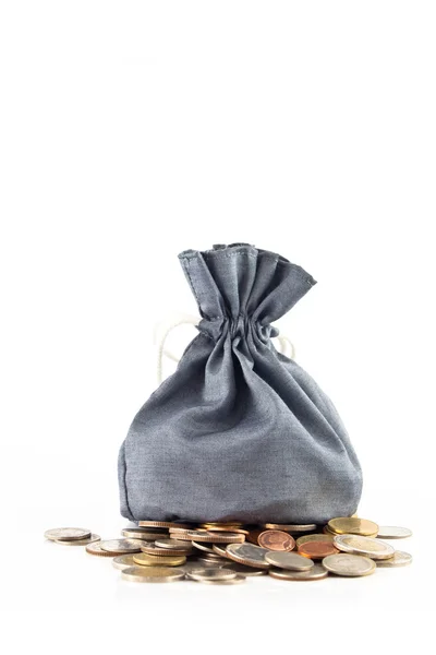 stock image Bag and coin