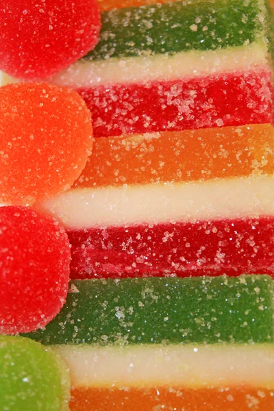 Süßigkeiten aus Fruchtpaste lizenzfreie Stockbilder