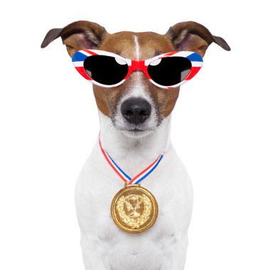 Olympic dog clipart
