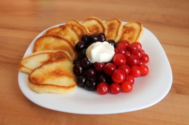 çilek ile Pancakes