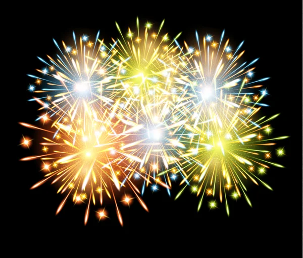 Fireworks brand färg — Stock vektor