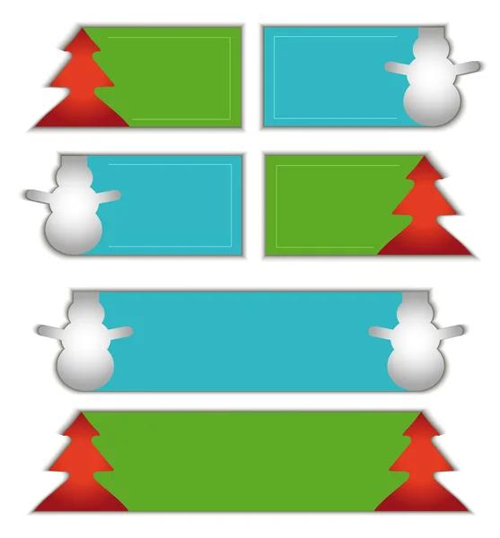 Raster kort etikettfärg symbol jul — Stockfoto