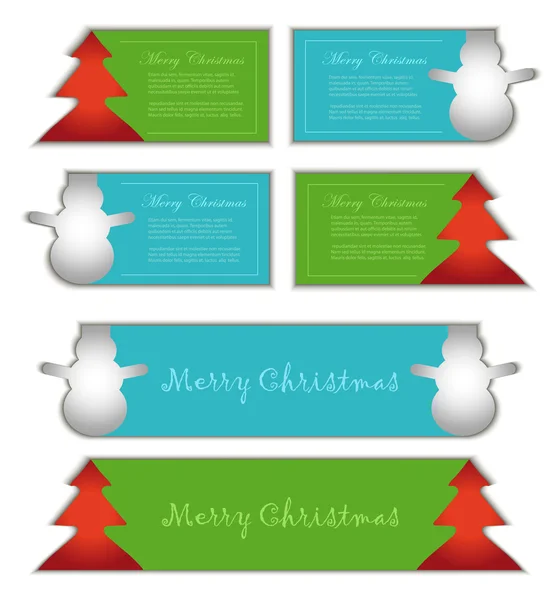 Vector card label symbol christmas color — Wektor stockowy