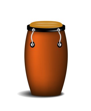 Conga (percussion music instrument) clipart