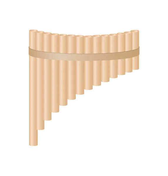 Panova flétna — Stockový vektor