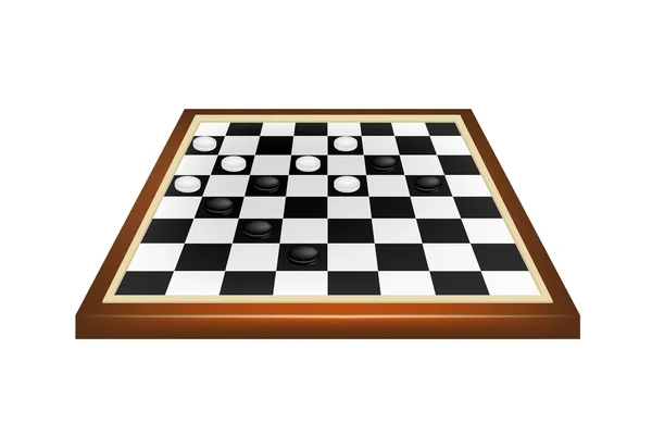 Гра шашки — стоковий вектор