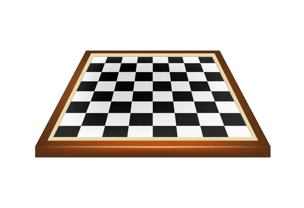 Placa de xadrez vazia — Vetor de Stock