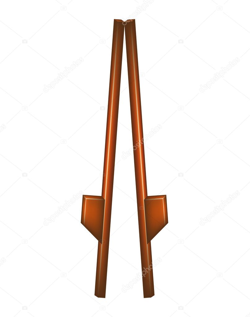 Wooden stilts — Stock Vector © Jirkapravda 11897747