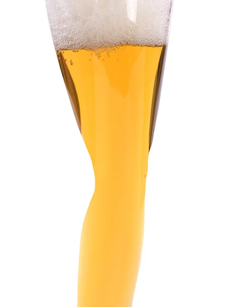 Nogi w kształcie szklankę piwa — Zdjęcie stockowe