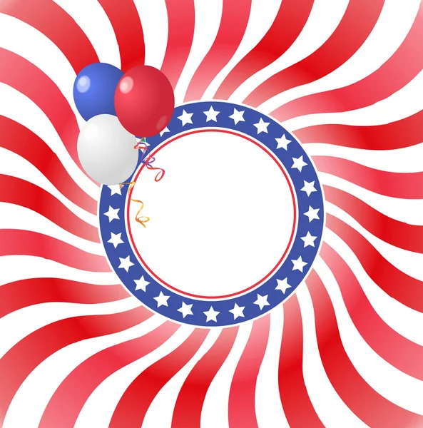 ABD balonlar — Stok Vektör