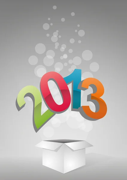 Boîte 2013 — Image vectorielle