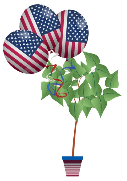 USA roślin — Wektor stockowy