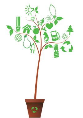 recycled plant clipart