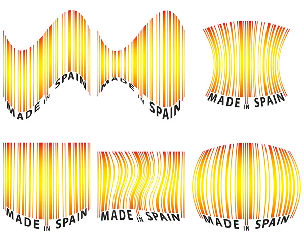 Barcode Spanje — Stockvector