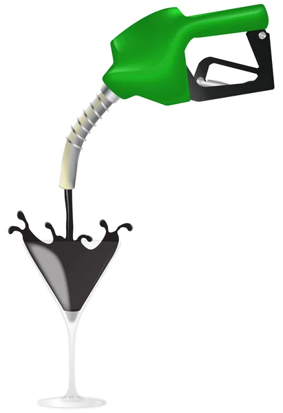 Bomba de gasolina — Vector de stock