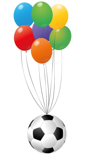 Piłka nożna balon — Wektor stockowy