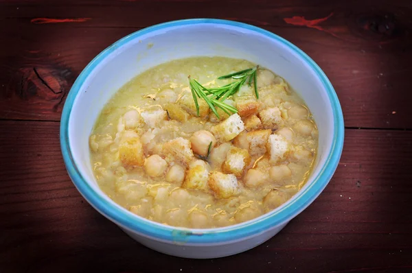 Chickpea soup — Stock Photo, Image