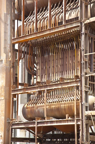 Detail der Kohlebergwerk-Fabrik — Stockfoto