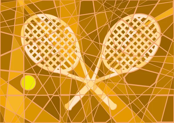 Clay суд теніс — стоковий вектор