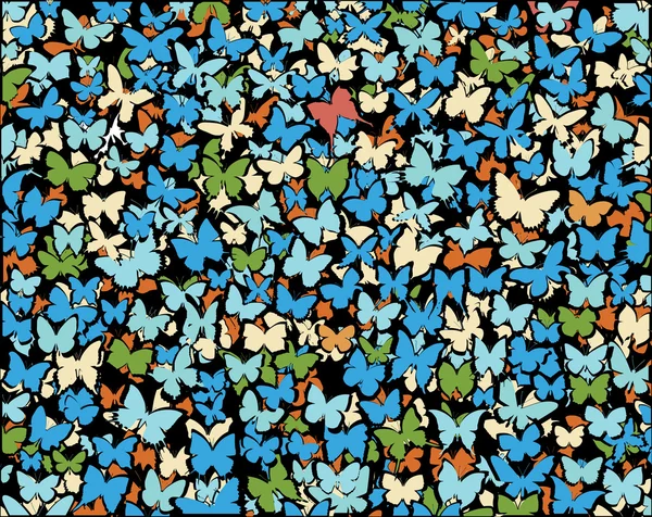 Fond papillon — Image vectorielle