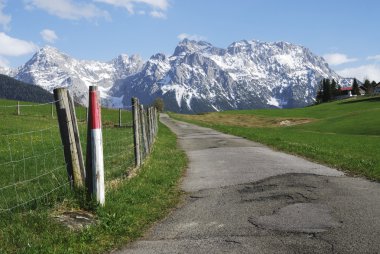 Karwendel'de Dağları