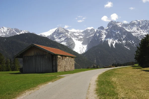 Alpine landskap – stockfoto