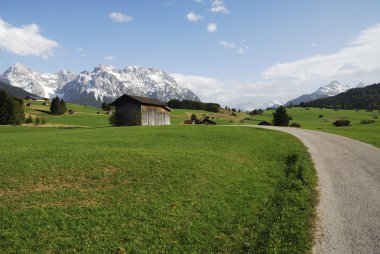 Karwendel'de Dağları