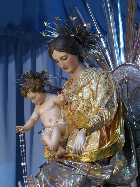 Matka Boża z Pompei — Zdjęcie stockowe