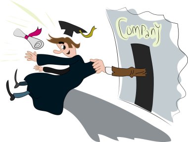 Graduate entrants clipart