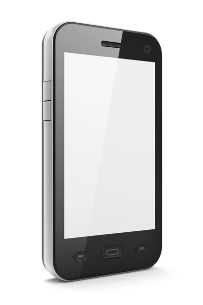 Schönes, hochauflösendes schwarzes Smartphone — Stockfoto