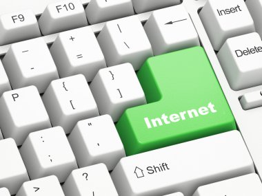 Internet tuşu ile klavye