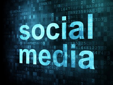 Dijital arka planda sosyal medya