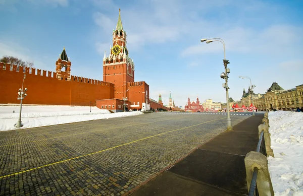 Kreml, a Vörös tér — Stock Fotó