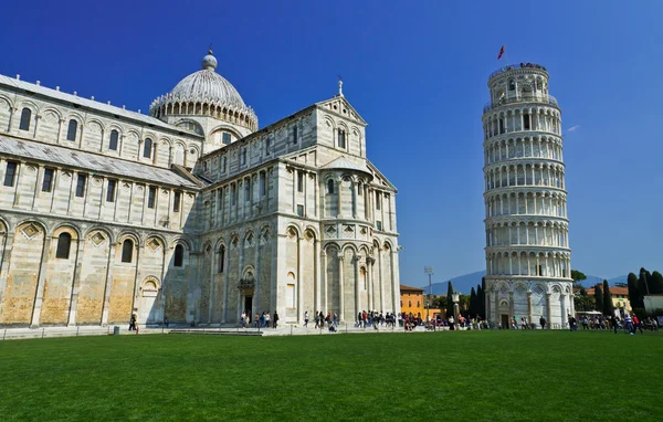 이탈리아 피사의 기울어진 탑 스톡 이미지