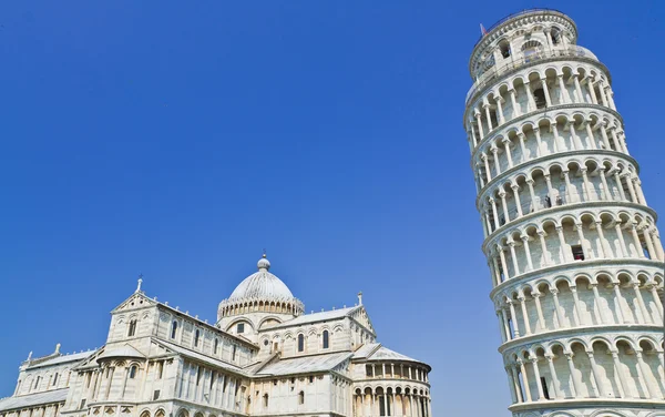 이탈리아 피사의 기울어진 탑 스톡 이미지