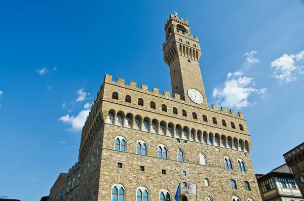 Palazzo della Signoria desde Piazzale Michelangelo, Florence, Ita —  Fotos de Stock