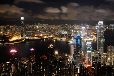 Hong Kong gece görüşü